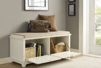 Padded storage bench furniture for kids room