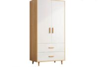 Modular closet furniture with hanging rod