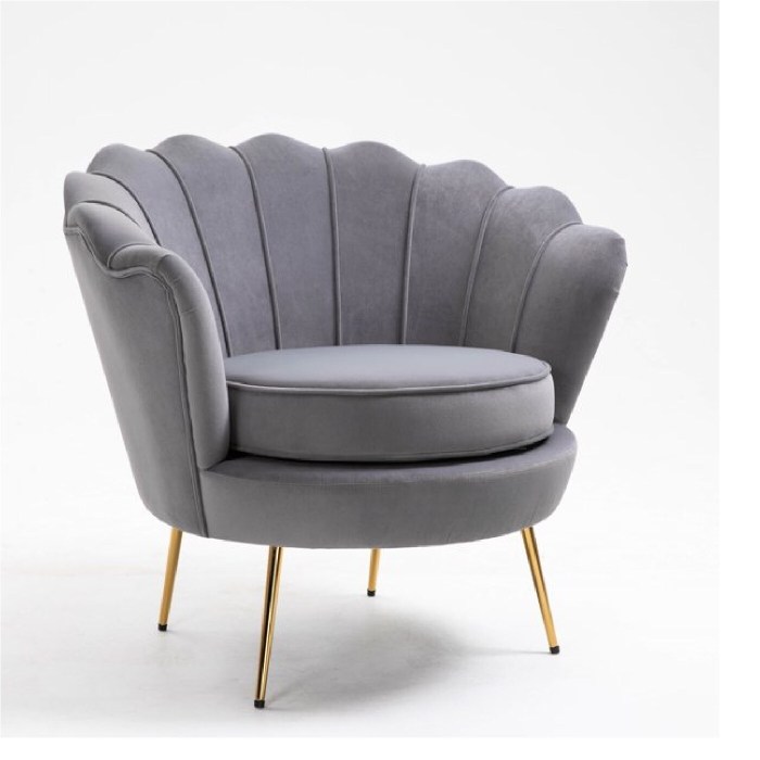 Tufted Decorative Fabric Armchair With Gold Metal Legs For Living Room ... Tufted Decorative Fabric Armchair With Gold Metal Legs For Living Room ...