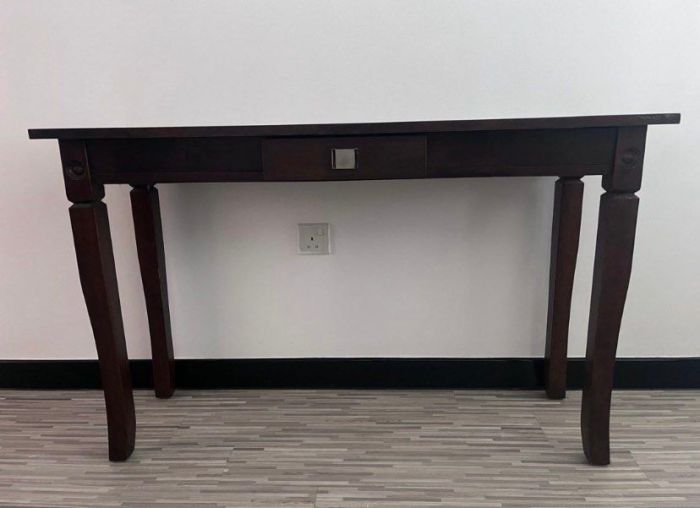 Square console table furniture with drawer