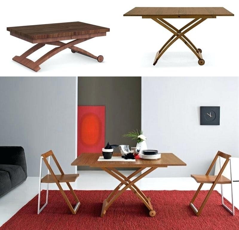 Convertible table furniture for dining or work