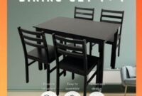 Adjustable dining table furniture for family